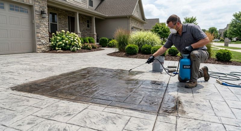 Cement Staining in Fort Worth, TX