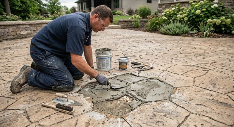 Decorative Concrete Repair in Manassas, VA