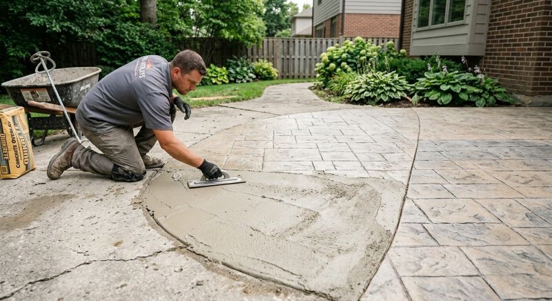 Driveway Overlay Installation in Corpus Christi, TX