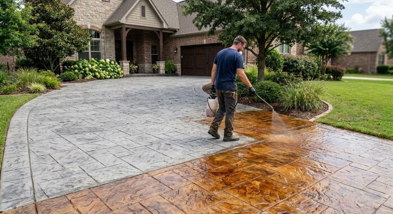 Driveway Staining in Corpus Christi, TX