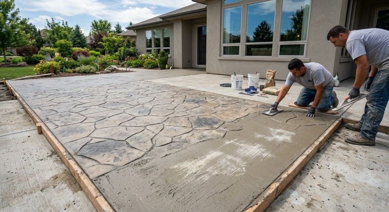 Stamped Concrete Replacement in Corpus Christi, TX